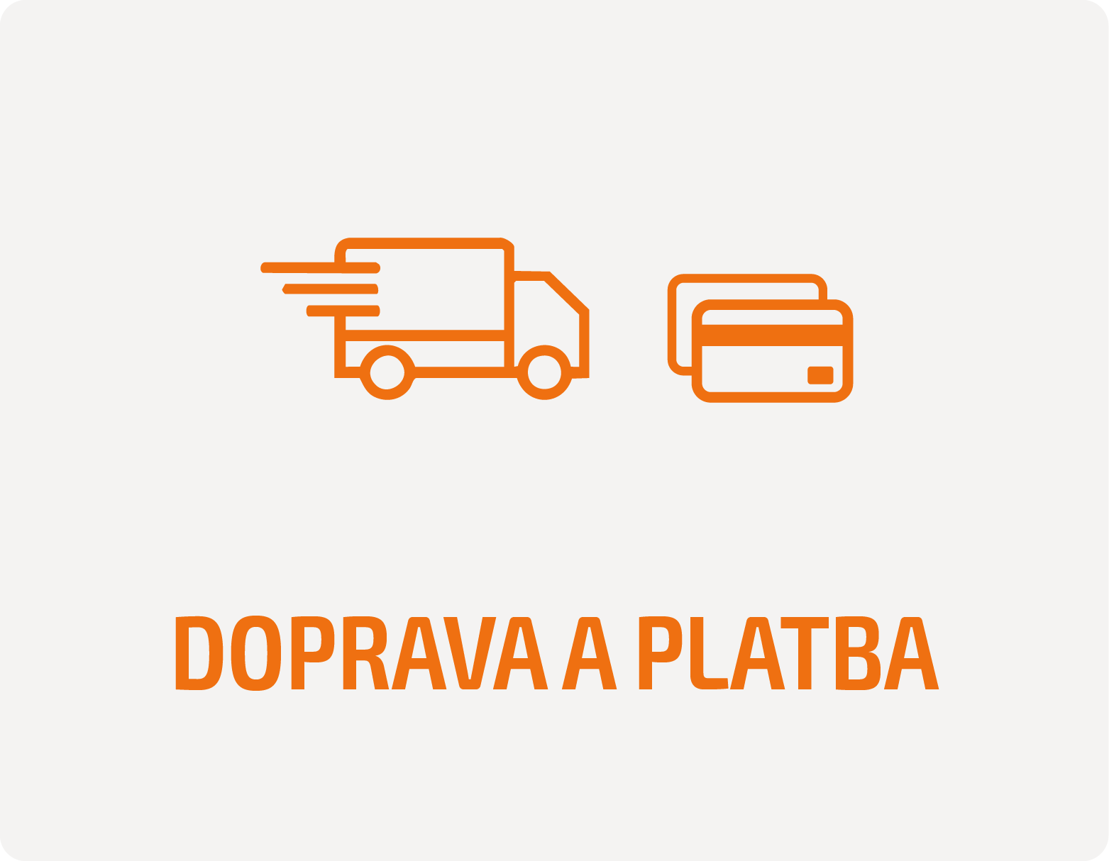 Doprava a platba